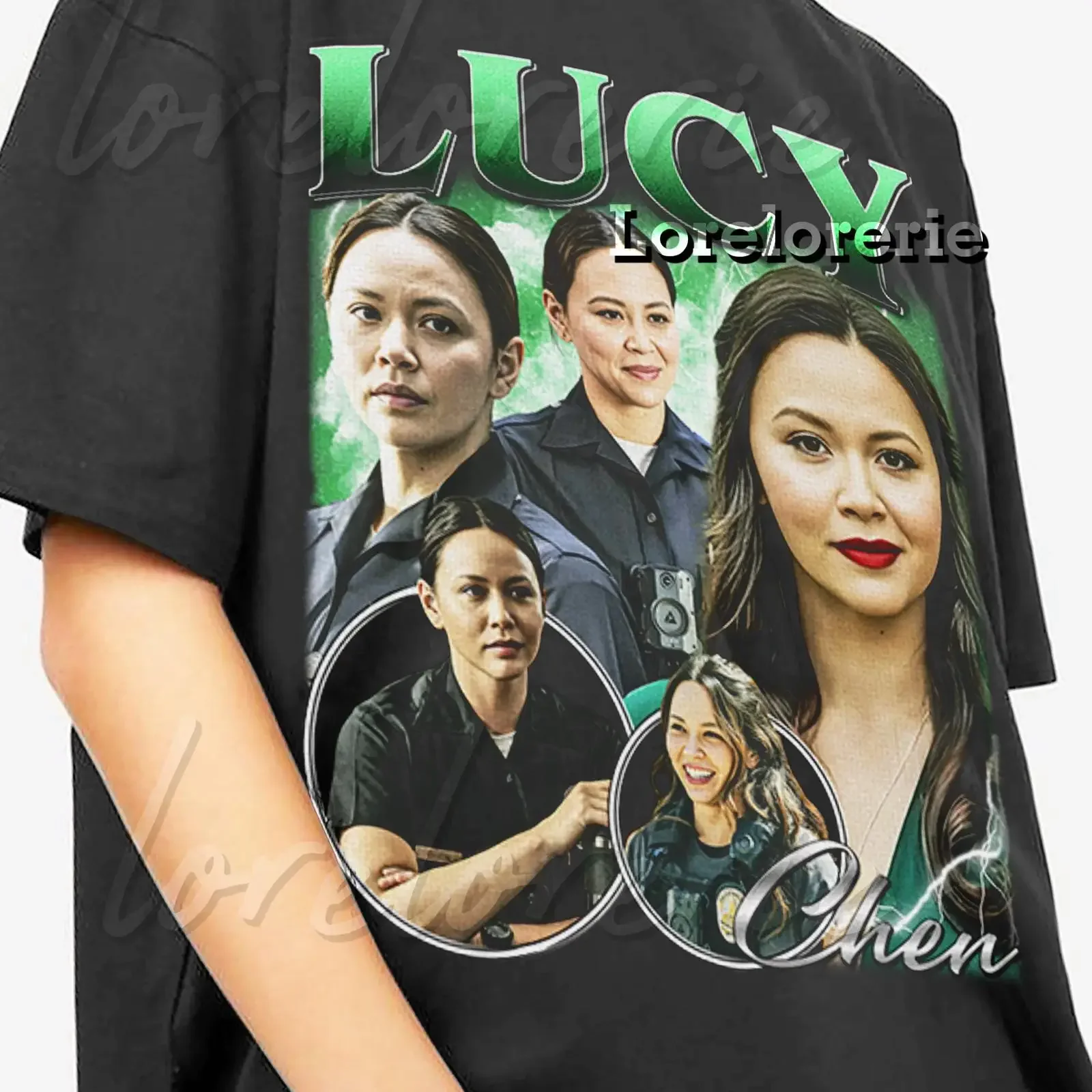 Lucy Chen T Shirt Vintage SweaT Bootleg N vintage Washed Top For Everyday Wear Slightly fashion Versatile Stylish homme