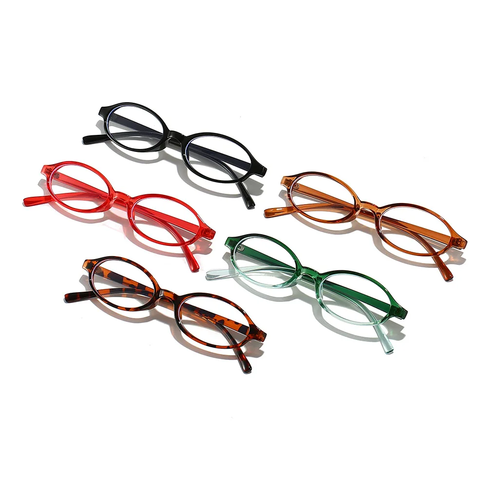 

Retro Small Frame Oval Glasses Frame, Fashionable and Simple, Anti-Blue Light Glasses for Men and Women