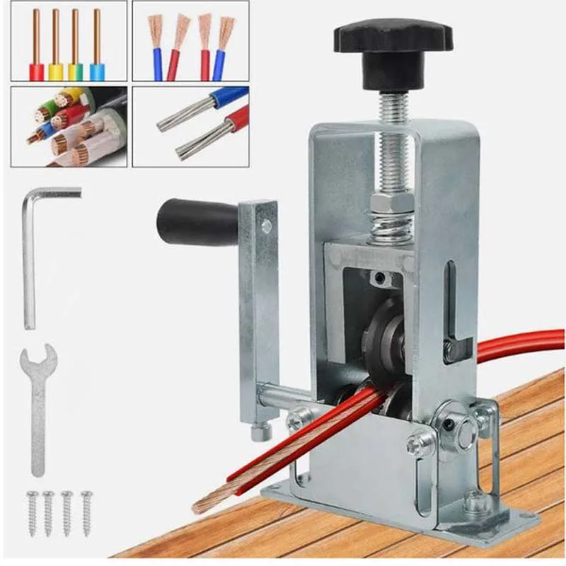 Spelacavi professionale per cavi singoli, multipli e coassiali (1-25 mm) - Cavi industriali e domestici con guaina rigida o flessibile in rame