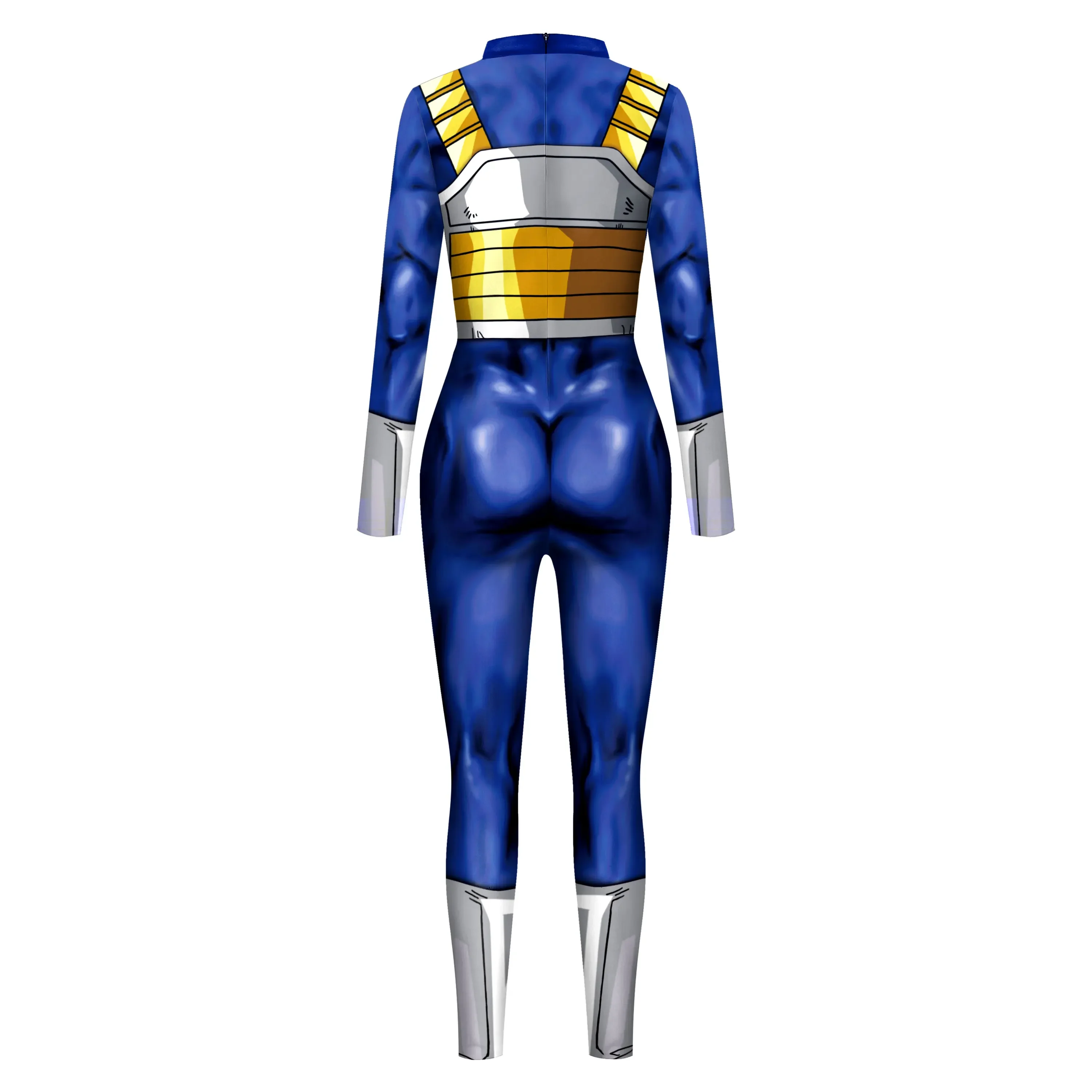 Zawaland Anime Printing Fancy Outfit Long Sleeve Cosplay Adult Costume Catsuits Muscle Mens Bodysuit Tight Zentai Jumpsuit image 4