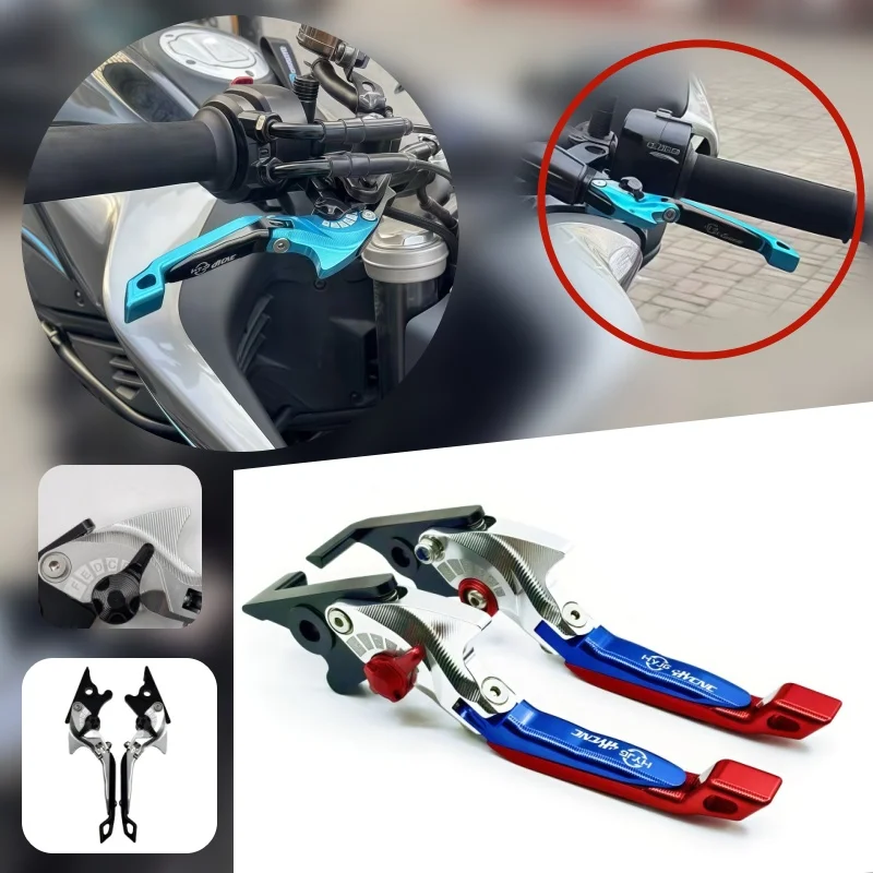 

For BMW F800GS/Adventure 2008-2018 F800R 2009-2018 Motorcycle Parts 3D Brake Lever Set Foldable Adjustable Handle Levers