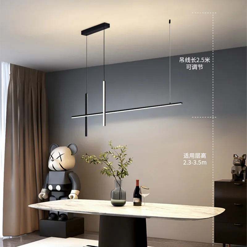 Modern Minimalist Led Pendant Lights Dimmable for Kitchen Office Table Dining Room Chandelier Home Decor Lusters Luminaires