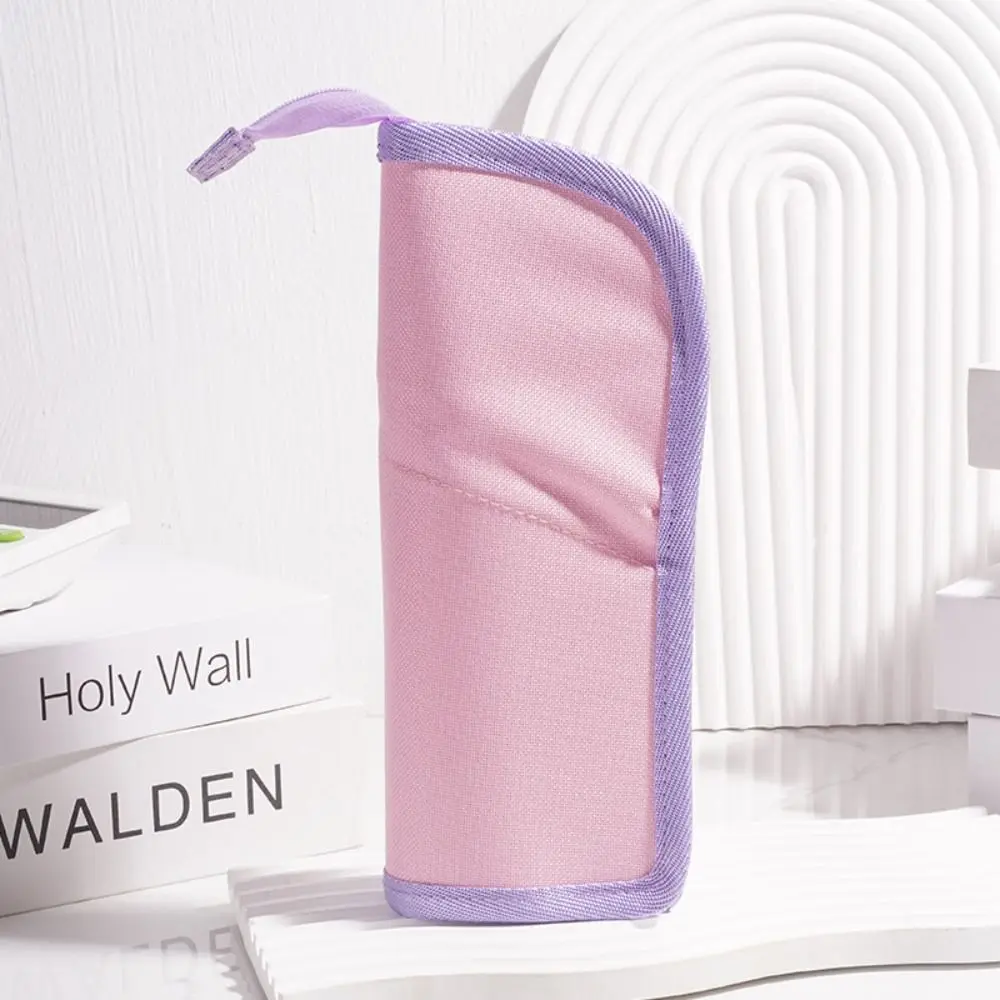 لوازم الطلاب مقلمة قابلة للطي حقيبة أدوات مكتبية بسيطة إبداعية مقاومة للصدأ حقيبة تخزين محمولة للمكتب #3