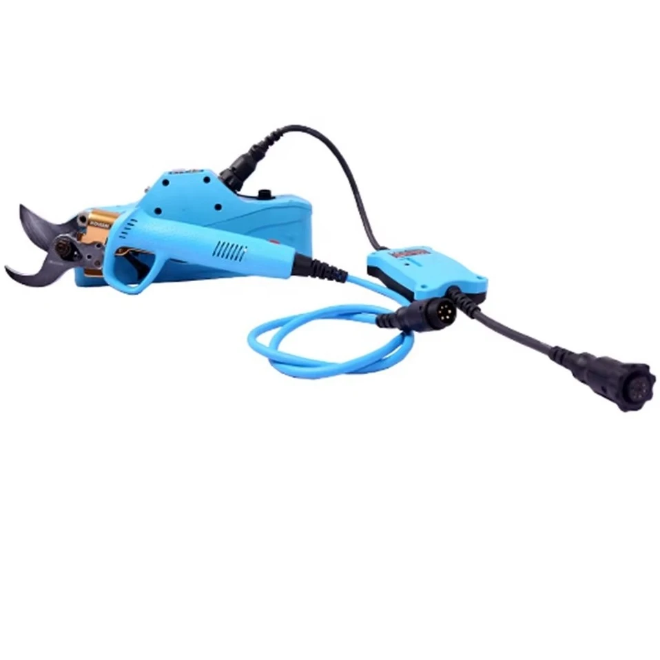 Large Cutting Diameter Lithium Ion Battery Pruning Shears Fruit Trees Powered Electric Secateurs