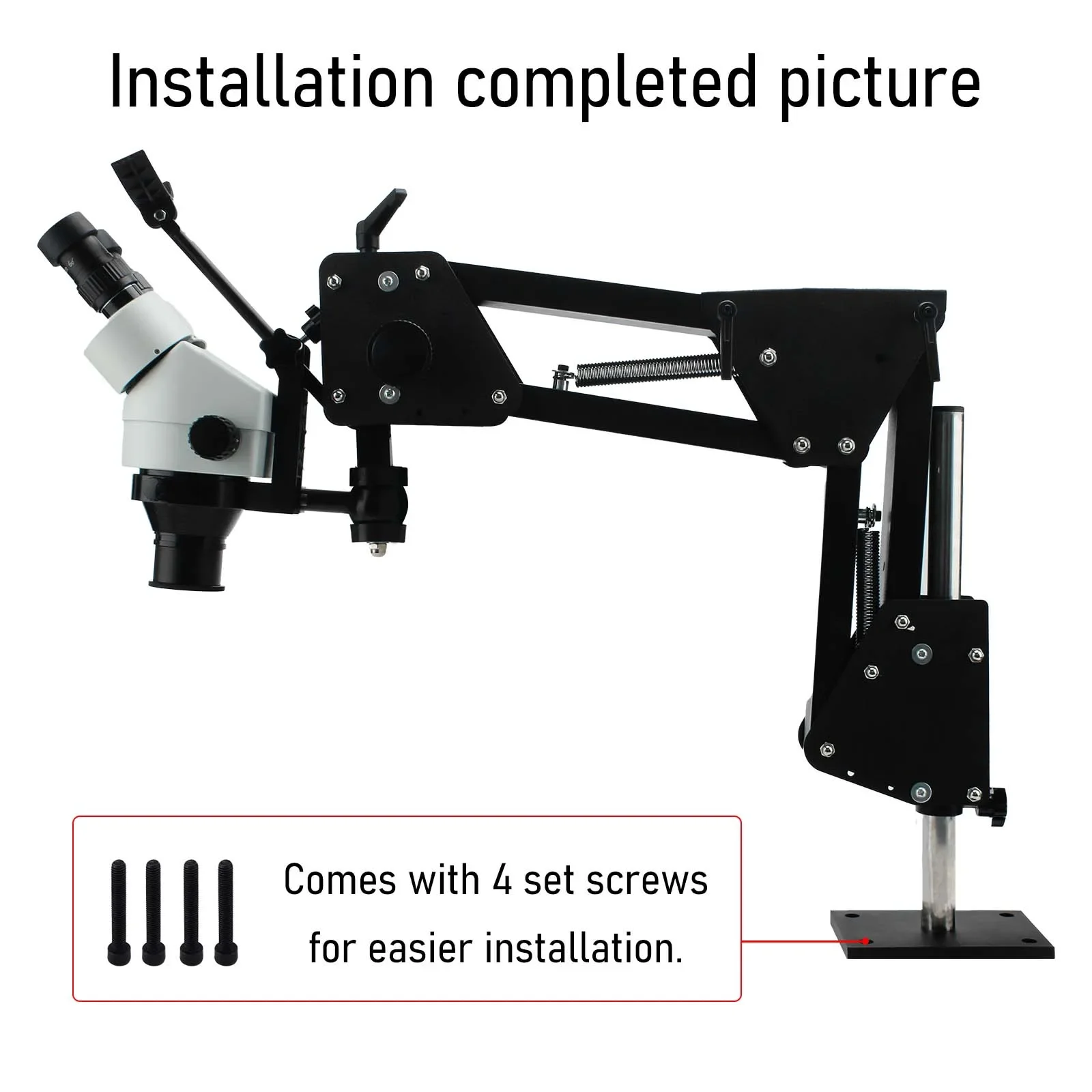 Multi-Directional Micro-Setting Microscope with Inlaid  and Spring Bracket - Perfect Tool for Jewelry and Specimen