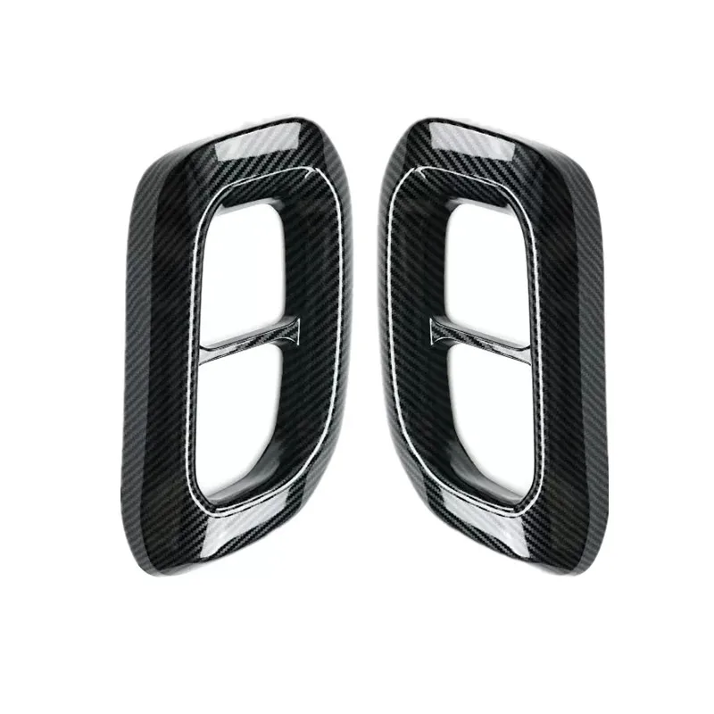 2pcs Car Tail Throat Liner Pipe Exhaust System Cover plastics tailpipe cover For Mercedes Benz GLC GLE GLS W167 W253 2020-2024 - view 3