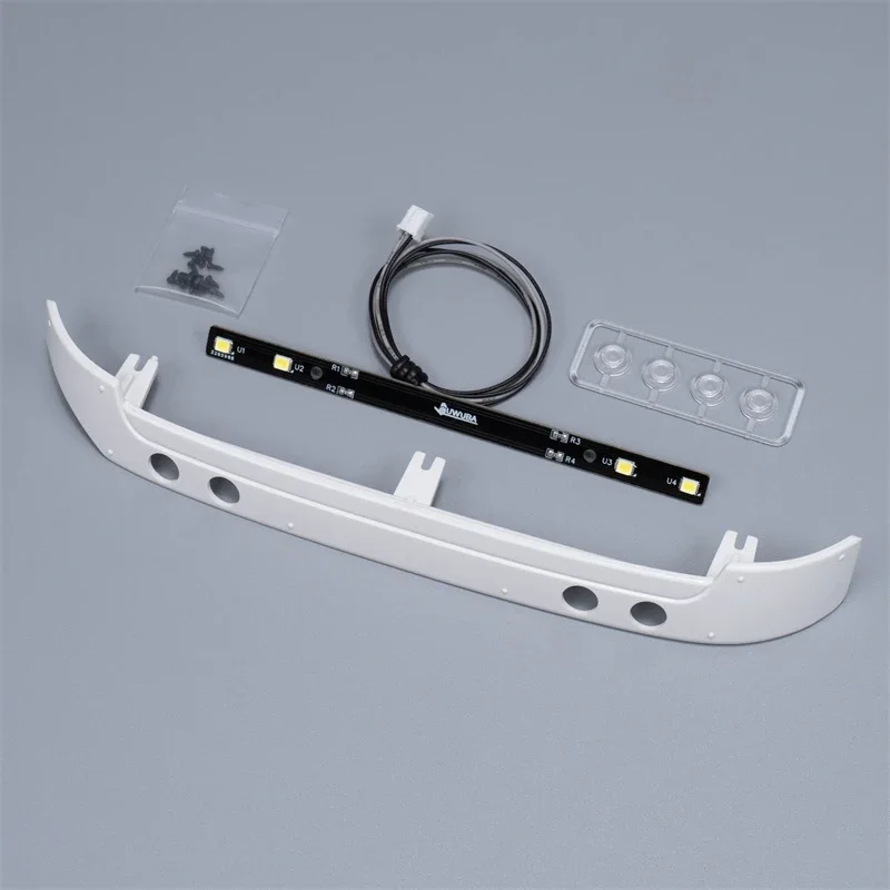 

LED 1 Set Plastic White Sun Visor Spotlight for 1/14 Tamiya RC Truck BENZ ACRTOS 3363 1851 Diy Parts Toys