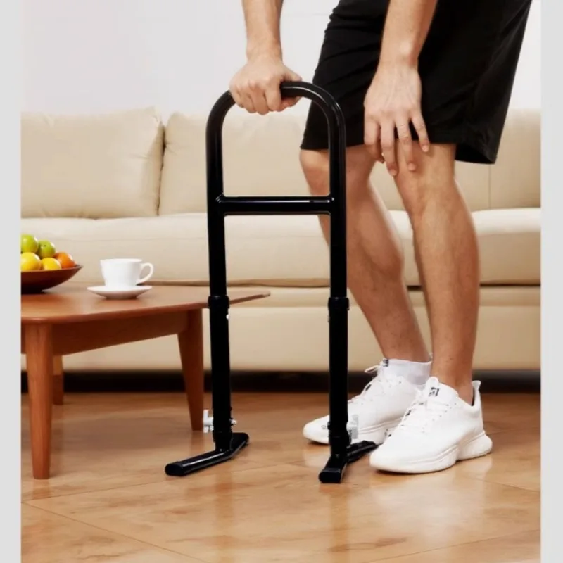 Medical Standing Aid Dual Base Anti-Slip 4-Level Height Adjustable Standing Assistant Help Get Up From Floor Mobility Aid Tools