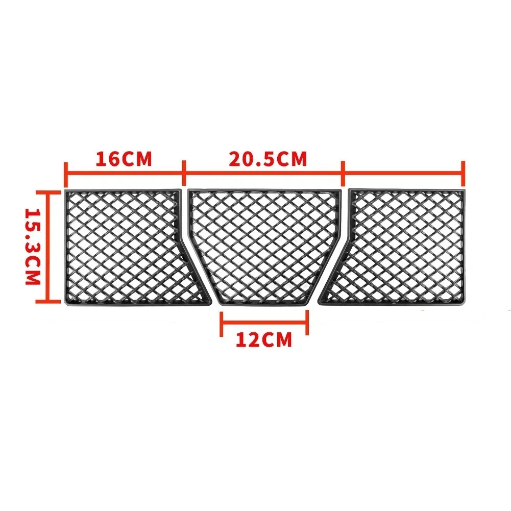 

5pcs/set Car Front Bumper Center Lower Grille Mesh Guard For BMW G87 M2 2023-2025 After June 2023 Mesh Decorative Frame Part