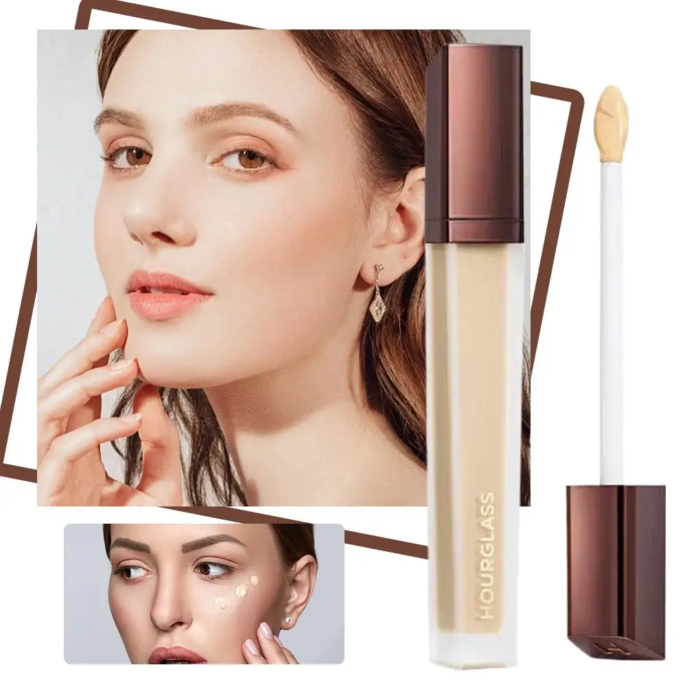 Corretivo sem rastros de 8 cores cobre acne, bolsas para os olhos, olheiras, lágrimas, salmão iluminador e hidratante
