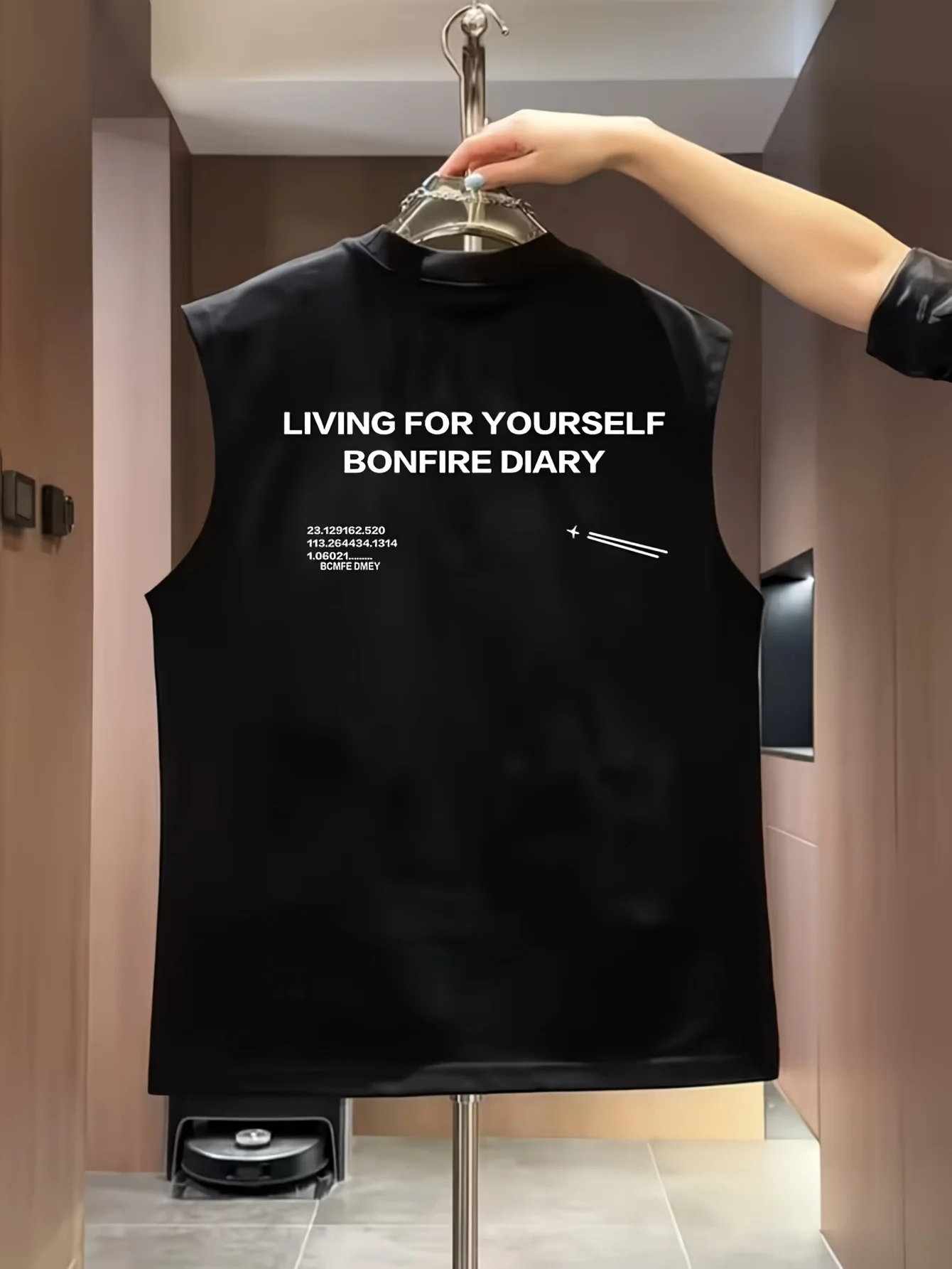 Pure Cotton Timeless Retro Tank Top Men Simple Commute Outfit