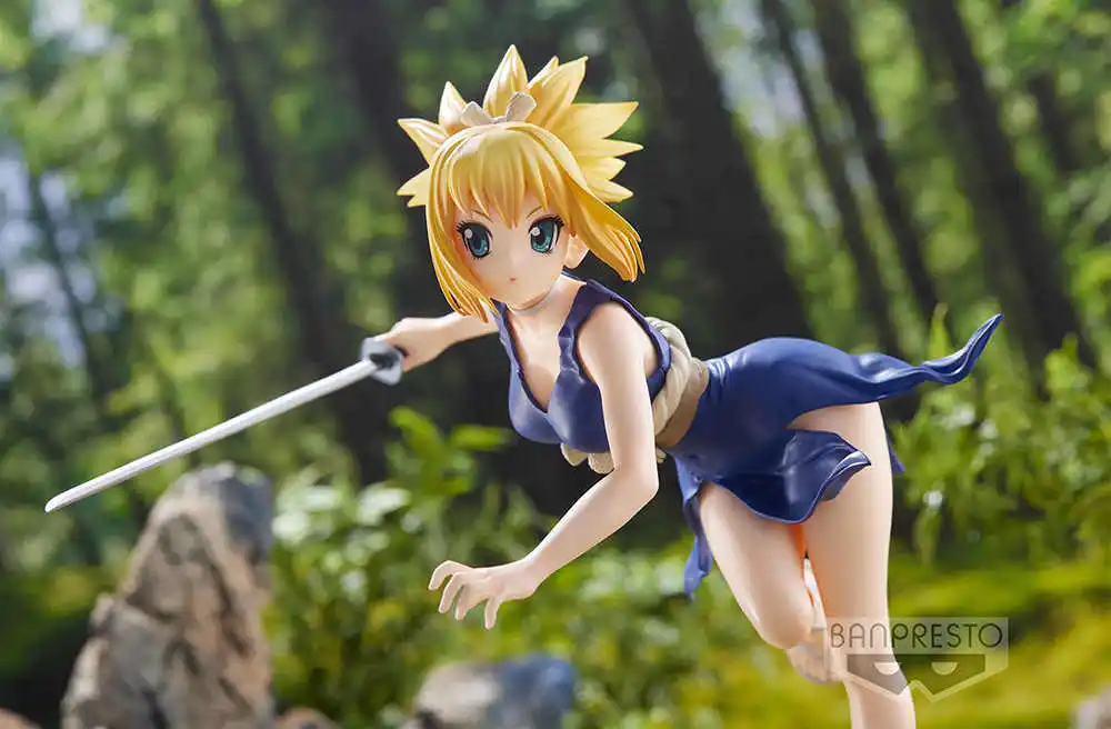 

Banpresto BANPRESTO Dr.STONE Amber Suika Аниме Фигурка Коллекционная модель Украшения Аниме Модель Игрушки для подарков Оригинальная коробка