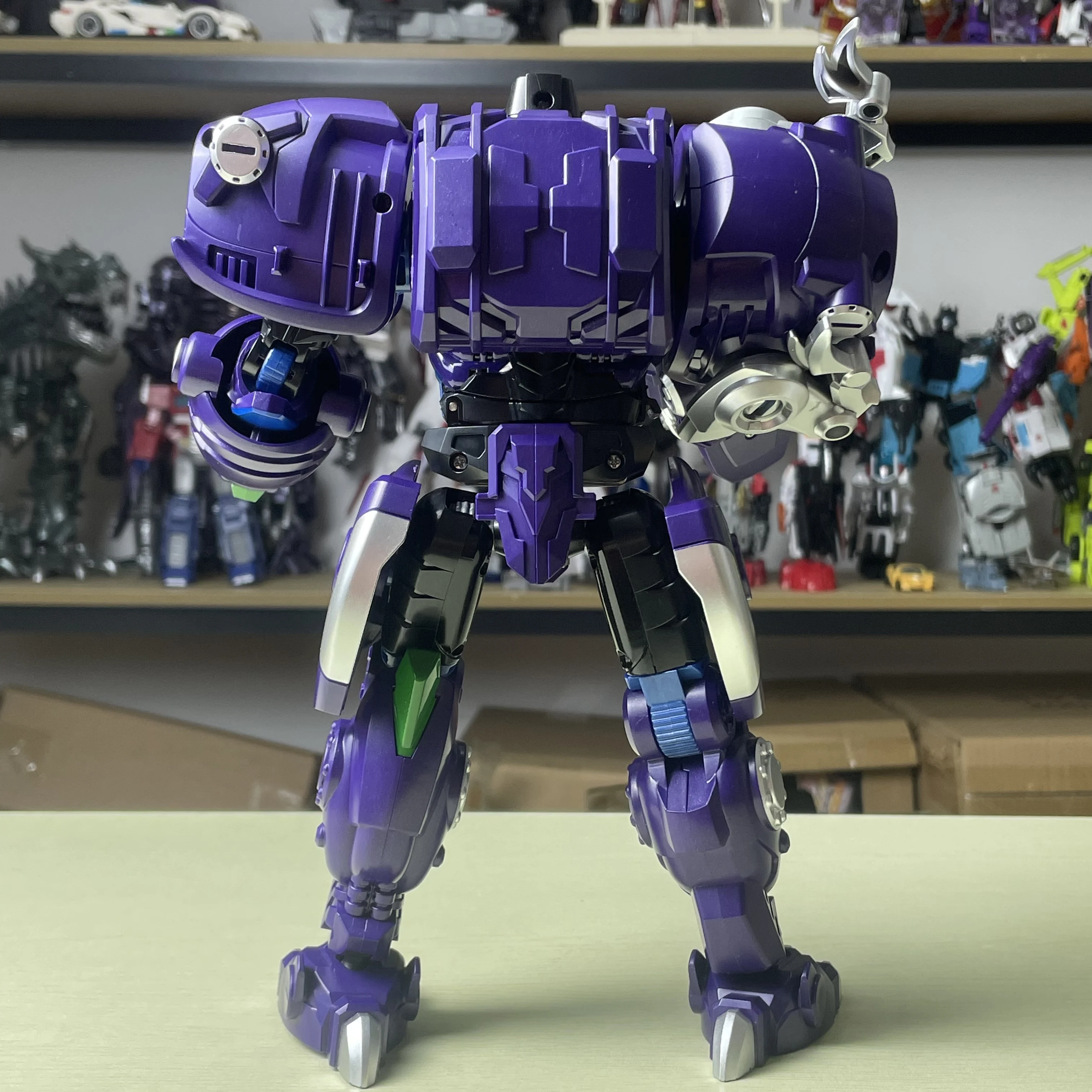 LiJiang XT-1611 Transformação Tiran T-REX Dinossauro Deformação Brinquedo BW Beast Wars 24,5 cm Bonecos de Ação