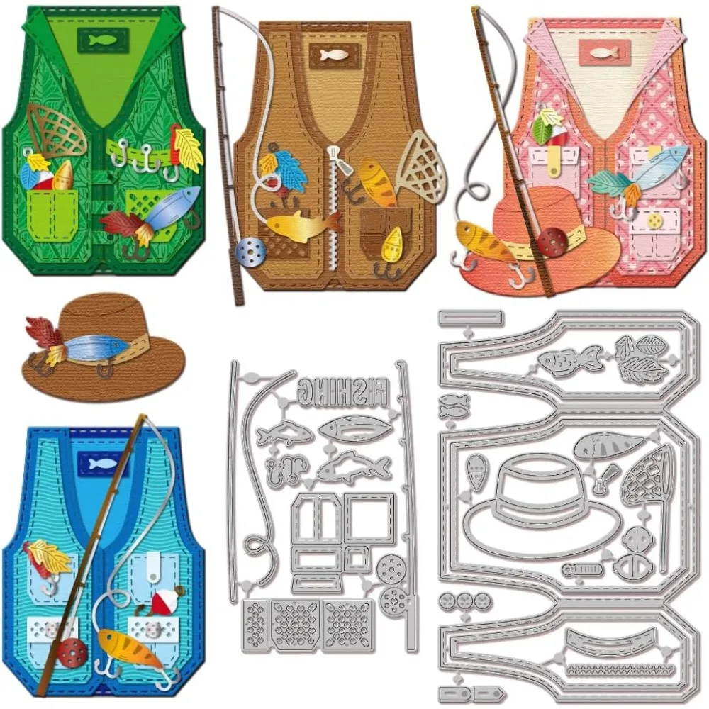 Schneideformen aus Kohlenstoffstahl mit Angelmotiv für DIY-Scrapbooking, Fotoalbum, dekorative Prägung, Papierkarten, Kleidung