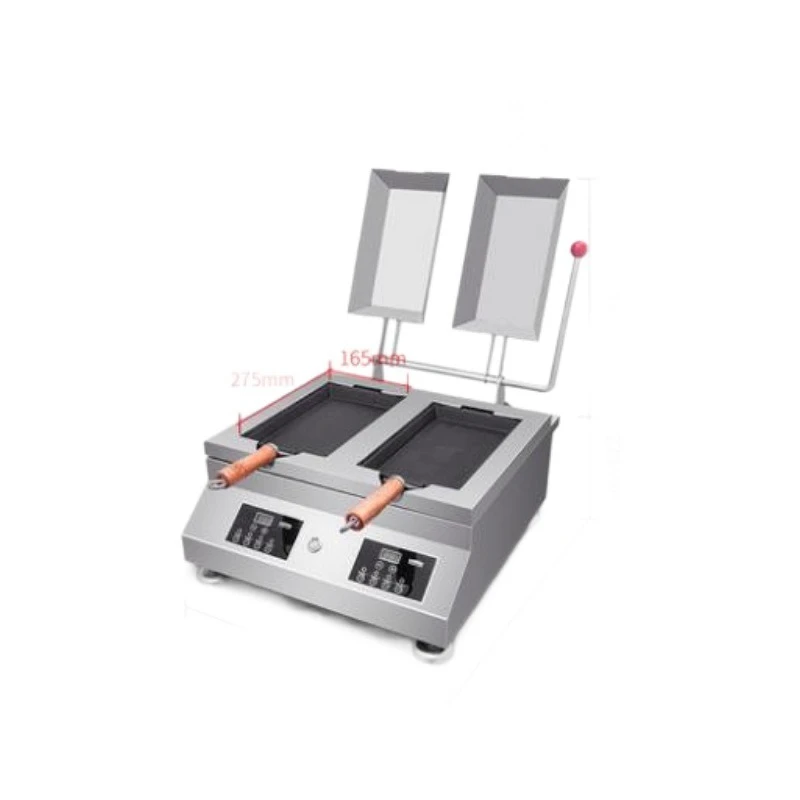 

Commercial single head double head light wave frying dumpling machine breakfast shop pancake machine pot sticker machine