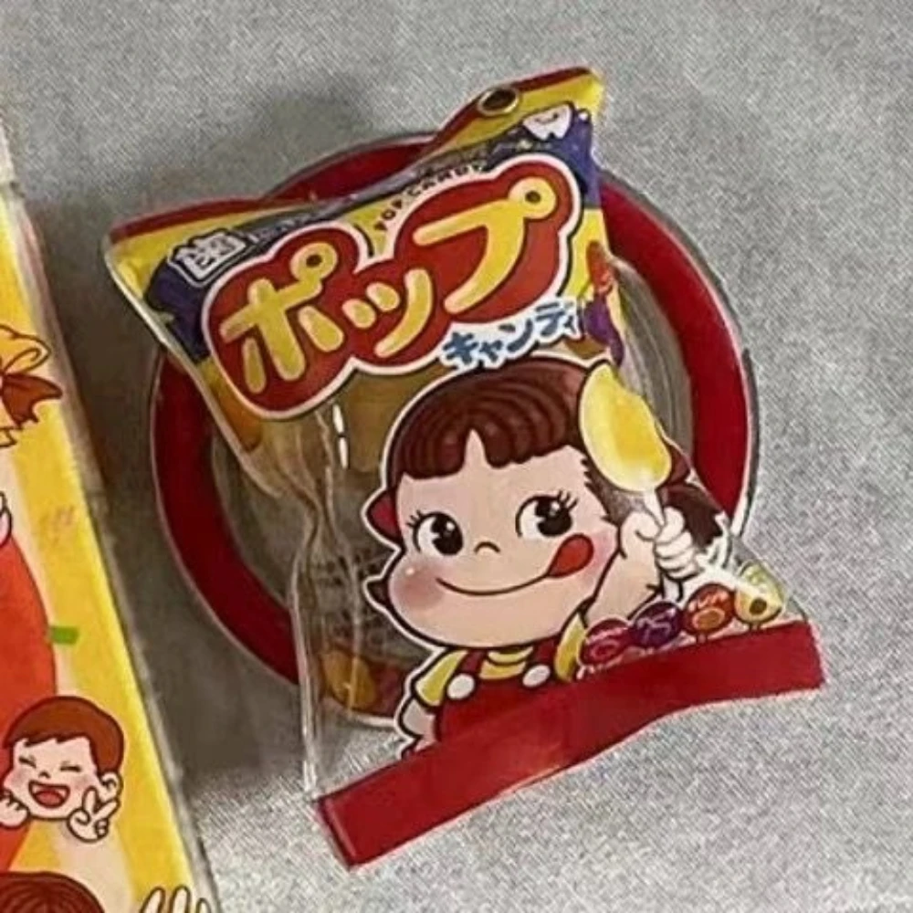 

INS Корейская популярная новая крутая магнитная подставка для конфет с молоком для девочек Bemgyu, удлиненная кольцевая ручка, подходит для мужчин и женщин