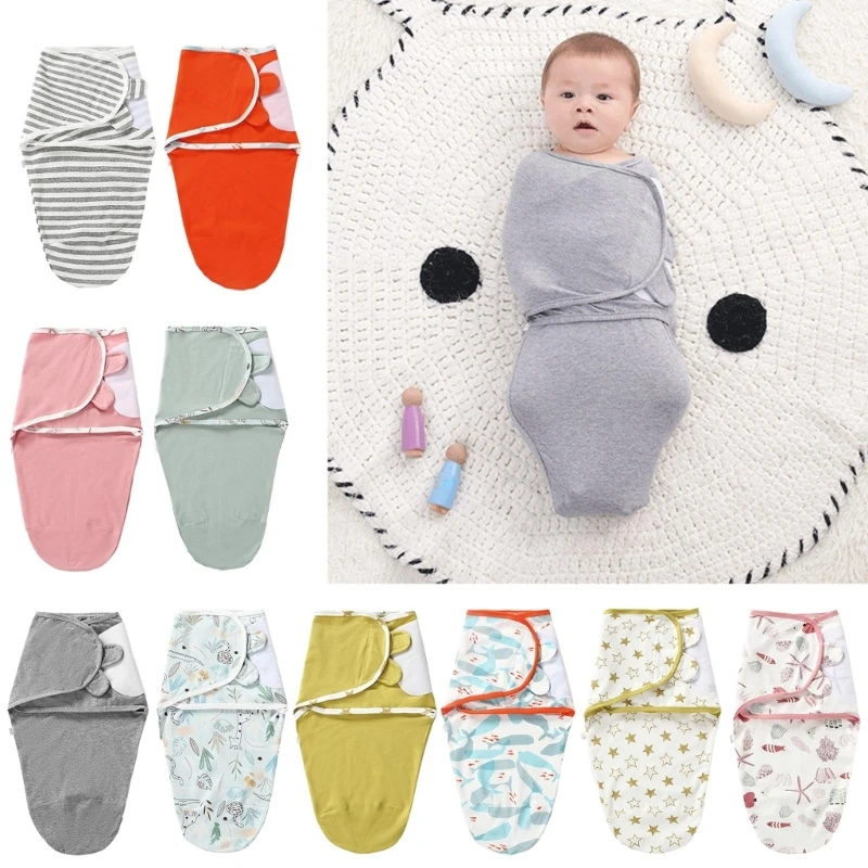 

Adjustment Baby Blanket Comfortable Sleep Blanket Baby Wrap for Boy & Girls Gift QX2D