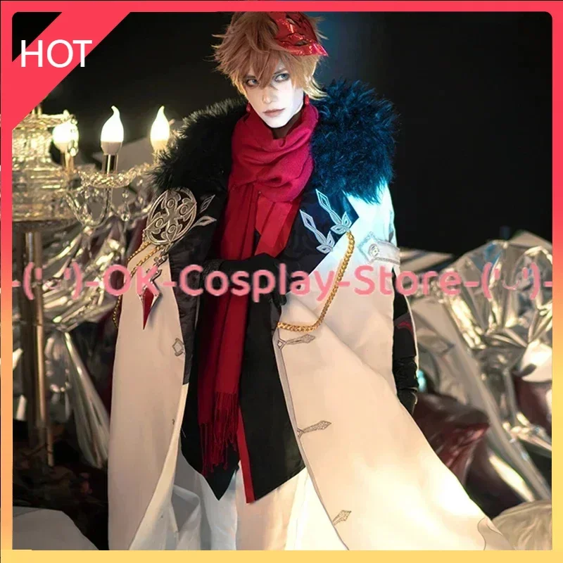 Genshin Impact Executive Officer Tartaglia Cosplay Costume Game Suit Gorgeous Party Outfit Halloween Clothing Custom Made