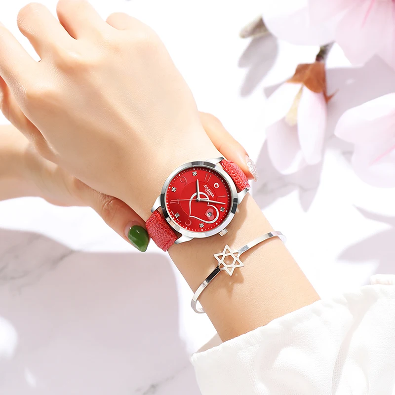 CASIMA Couple Watches Simple Trendy Fashion Watch Versatile Waterproof Luminous Ladies Quartz Watch Model SP-2601-1004