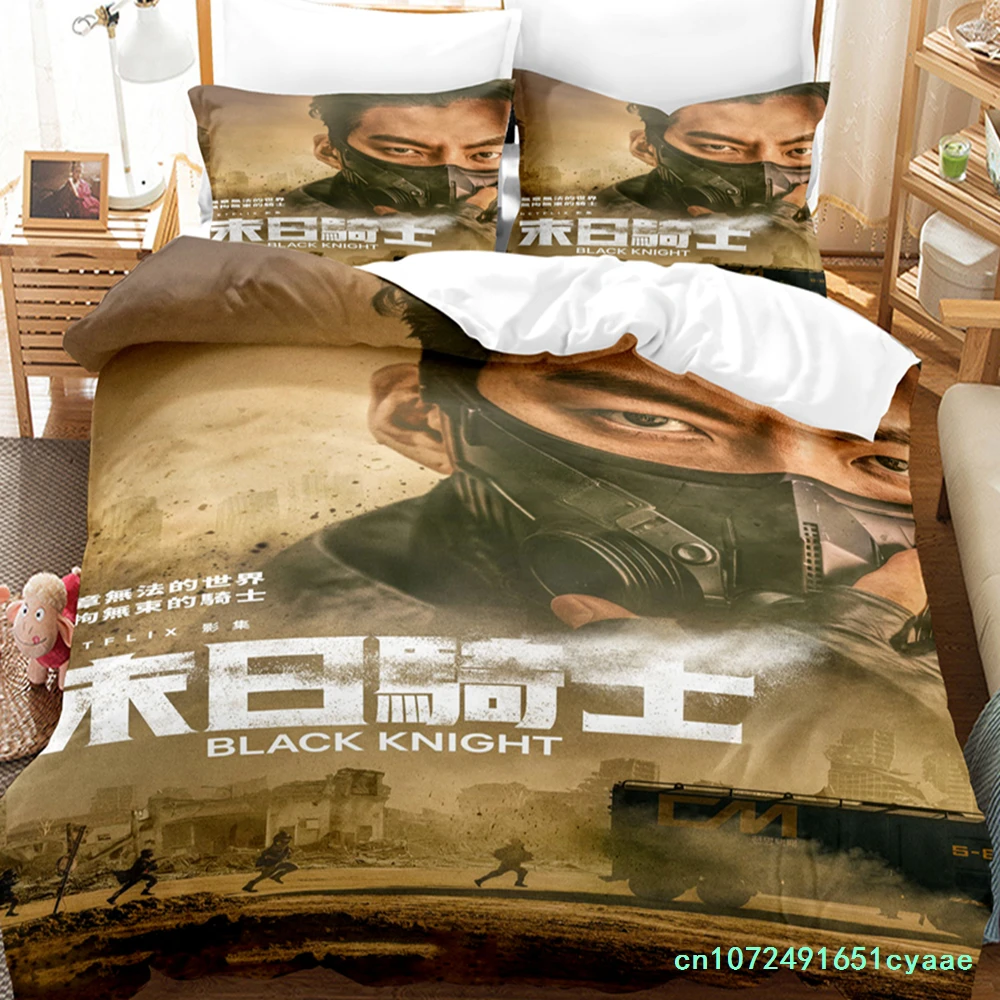 3D The Black Knight Bedding Sets Duvet Cover Set With Pillowcase Twin Full Queen King Bedclothes Bed Linen