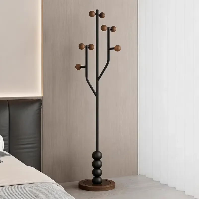for Living Room Bedroom Metal Tree Hanger Medium Antique Floor Coat Rack Clothing Shelf Shelves Clothes Racks Furniture
