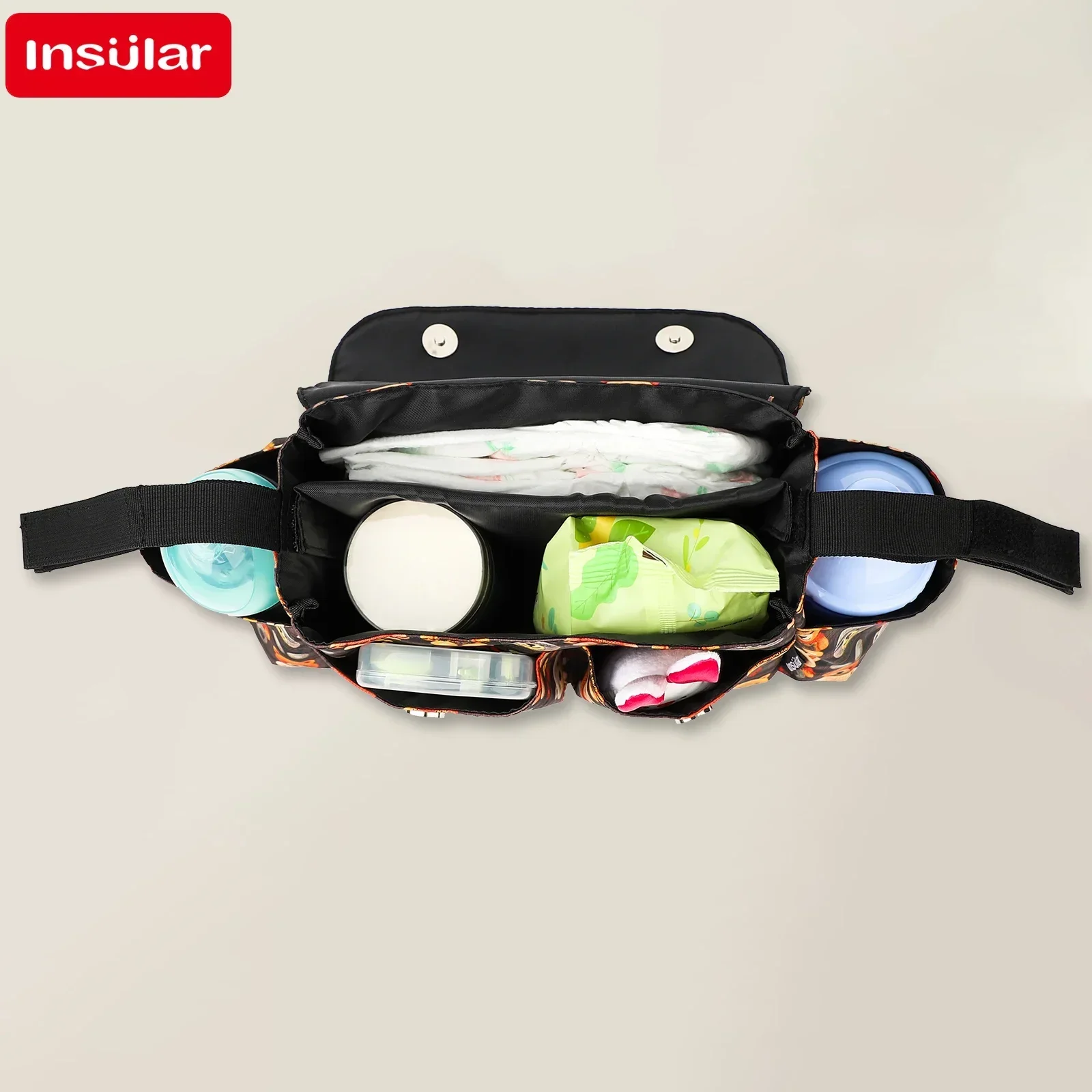 Travel Essentials Baby Stroller Bags Mommy Package Waterproof Children Convenient Hanging Storage Large Capacity Portable 0-2Y