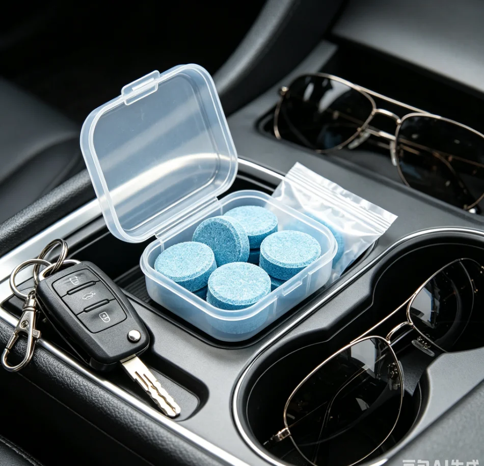 5pcs Solid Cleaner Car Windscreen Wiper Effervescent Tablets Glass Toilet Window Windshield Cleaning Car Accessories