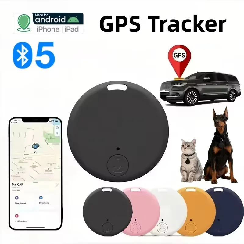 Nouveau Mini traceur GPS Bluetooth 5.0, dispositif GPS Anti-perte, suivi de voiture, IOS Android, localisateur intelligent, accessoire 2026