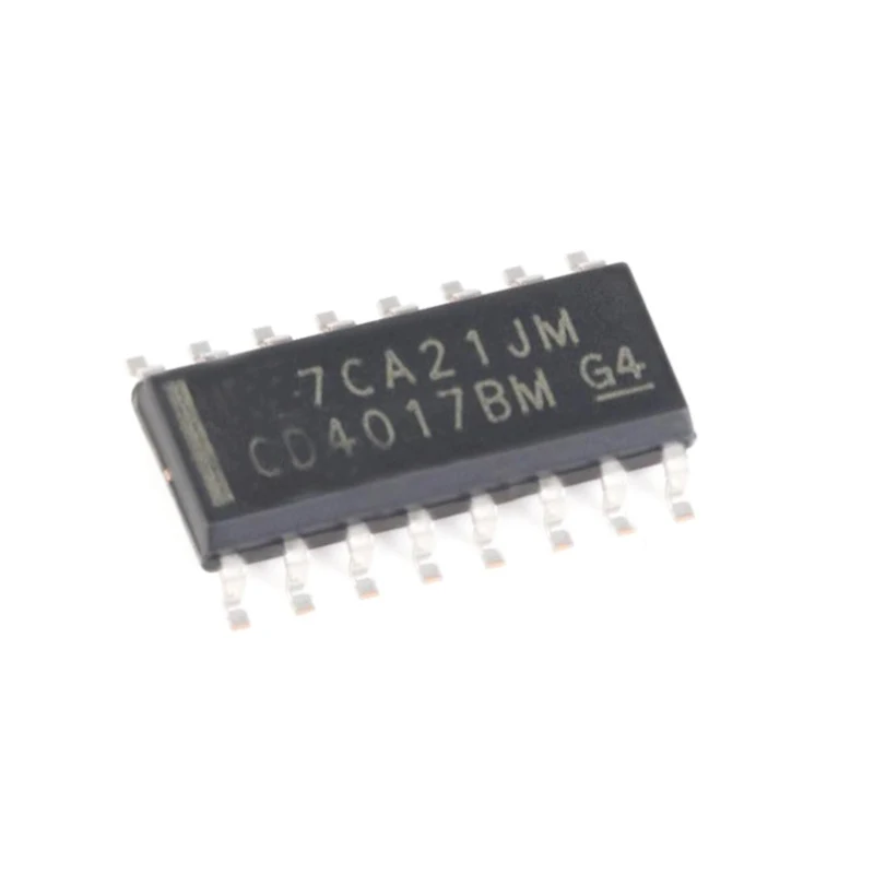 5PCS CD4017BM96 NEW  SOIC-16 10-output CMOS decimal counter CD4017BM