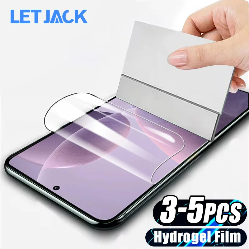 

3-5Pcs HD Hydrogel Film For Xiaomi Redmi K70 K60 K50 Ultra K40 Gaming Screen Protector For Redmi Note 13 12 11 10 Pro Not Glass