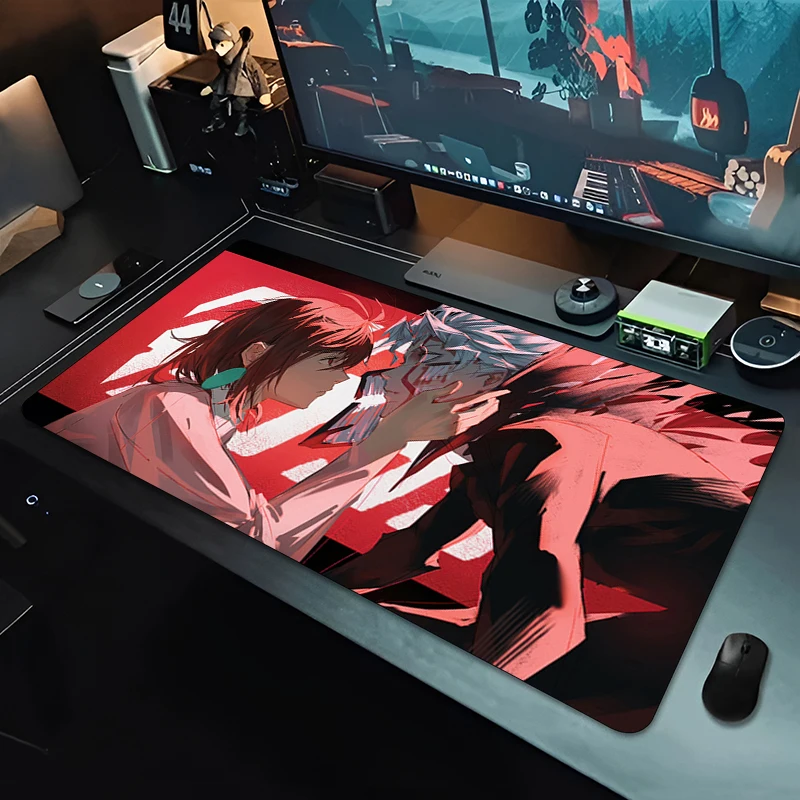 Immagine 7: DAN DA DAN Tappetino per mouse Gioco per computer Tappetino per mouse Accessori da gioco Tappetino per tastiera con stampa antiscivolo di grandi dimensioni Tappetino per PC Mausepad