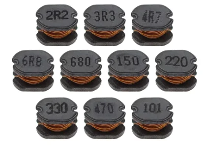 100PCS CD32 Power inductor 2.2/3.3/4.7/6.8/10/15/22/47/100UH SMD inductance Copper Core