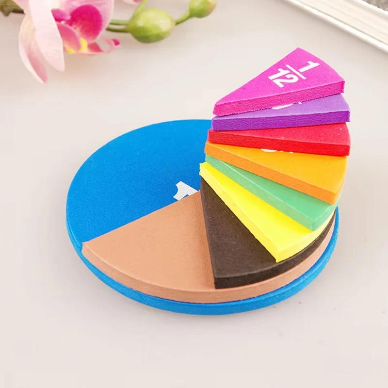 Interactive Circular Fractions Counting Preschool  Education Math Toys Kids Early Education Operation Educational Toys