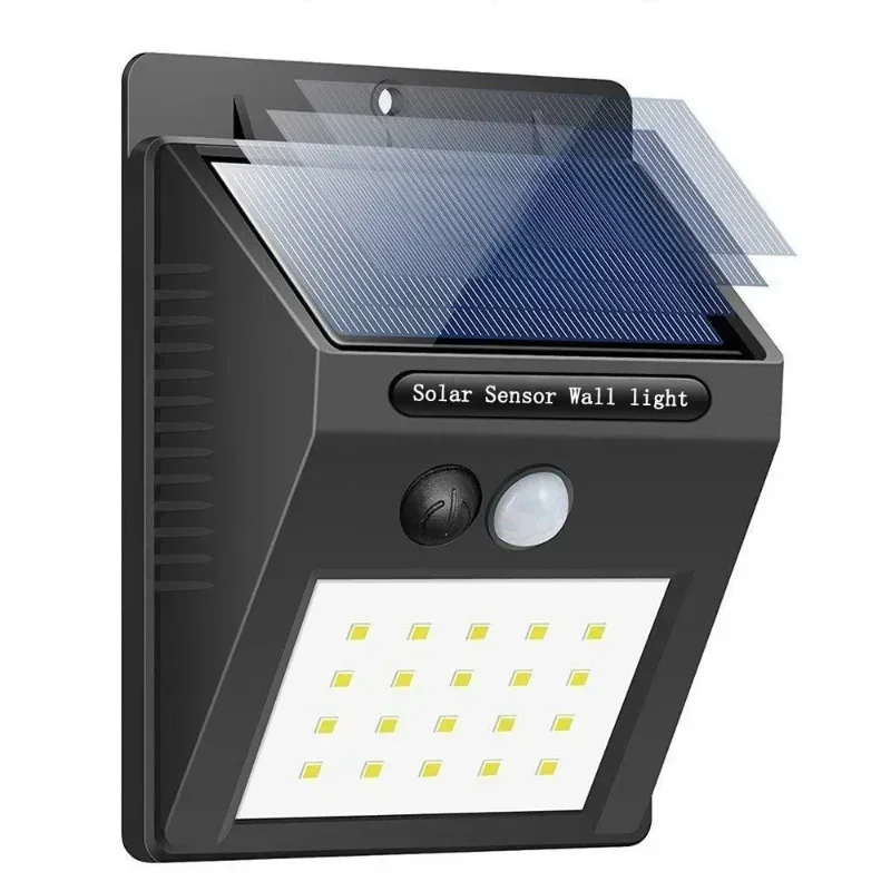 Solar Lights, Outdoor Wall Lights Human Sensor, Outdoor Waterproof Wall Lights, Solar LED, Zero Electricity Bills All Year Round