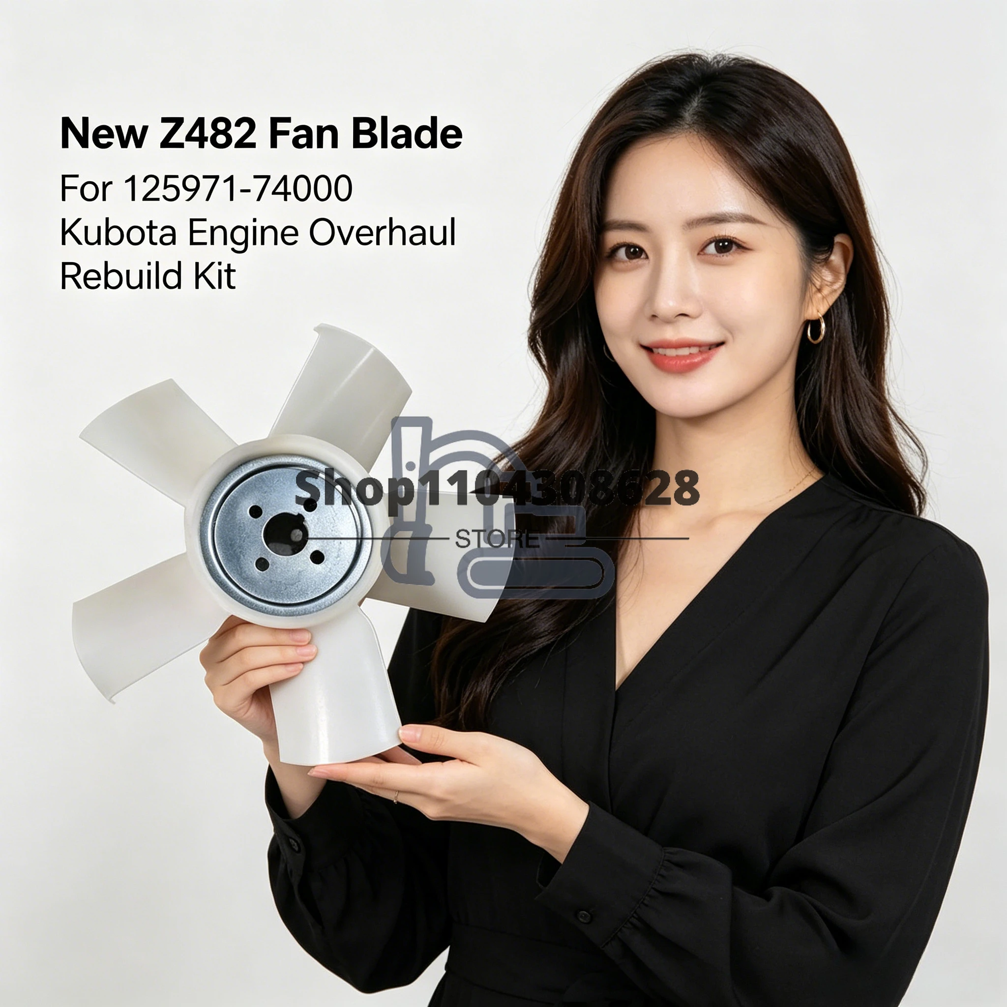 

New Z482 Fan Blade For 125971-74000 Kubota Engine Overhaul Rebuild Kit