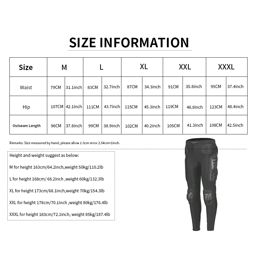 Motorcycle Riding Pants Moto Armor Pants Cycling Motocross Pants Motorbike Protective Gear Knee Protector Hip Leg Protection Pan