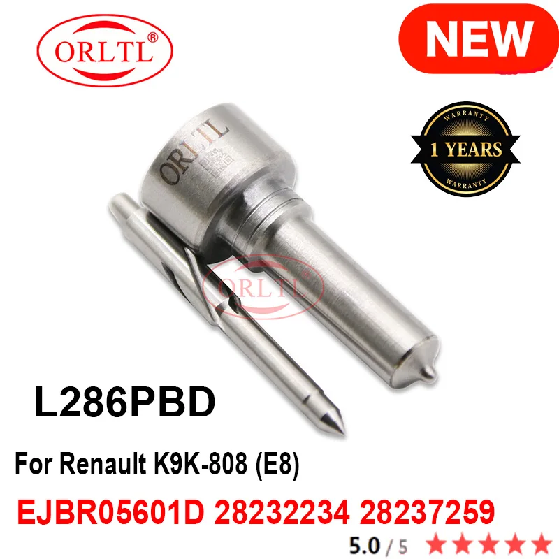 L286PRD L286PBD Diesel Injector Nozzle For Renault EJBR05601D 28232234 28237259 166000897R 166007866R 8200794299 H8200827965