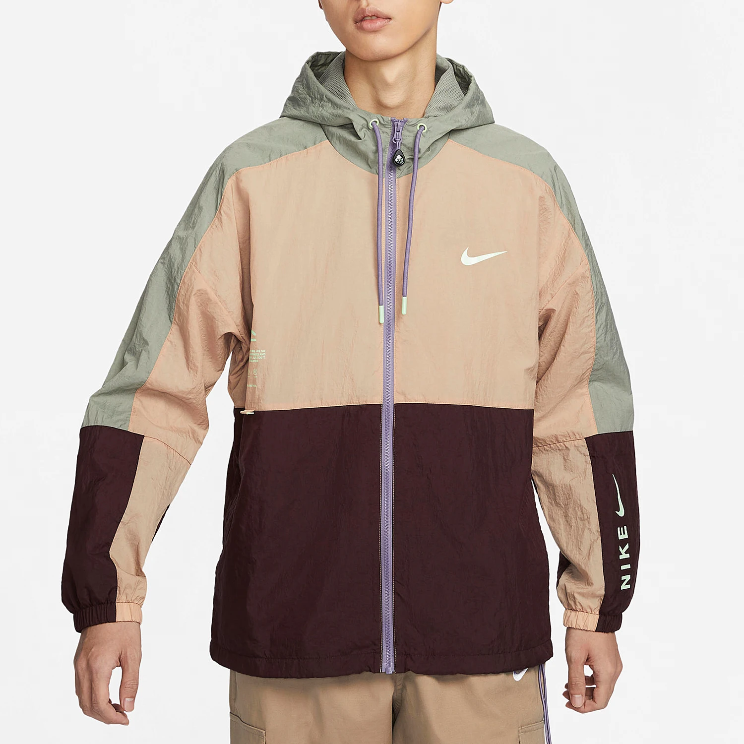 

Nike genuine 2024 Spring Men's Sports Hooded Jacket HF6170-200