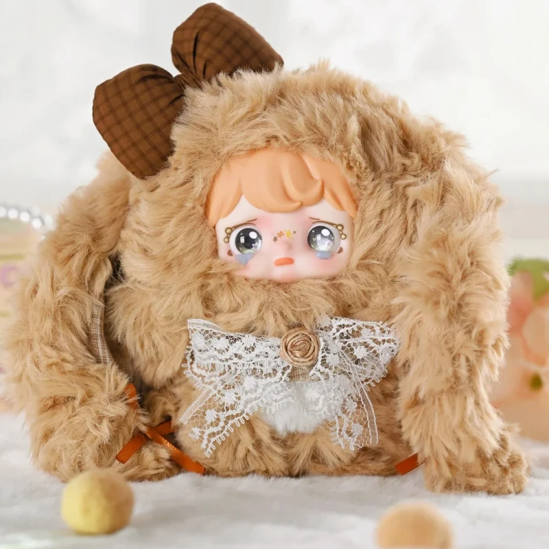 

New Genuine Yomi Fluffy Rabbit Series Blind Box Trendy Toy Cute Plush Doll Keychain Bag Charm Gift For Girls & Women