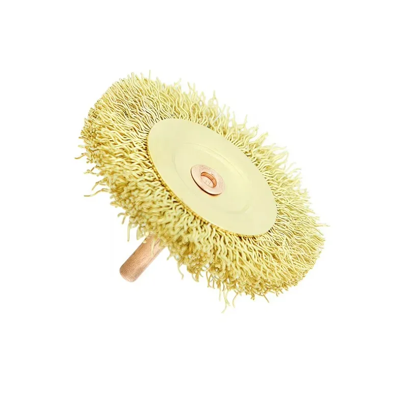 Hochwertige, korrosionsbeständige und funkenfreie Messing-Radbürste 75 x 10 mm mit starker Reinigungsleistung