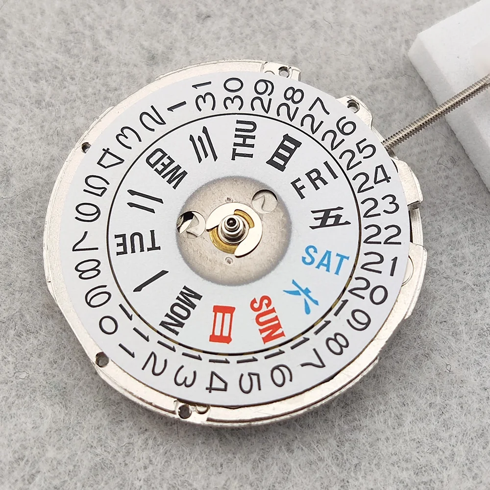 Il movimento cinese NH36 può sostituire il movimento giapponese NH36 alle 3 Doppia data bianca Meccanico automatico ad alta precisione
