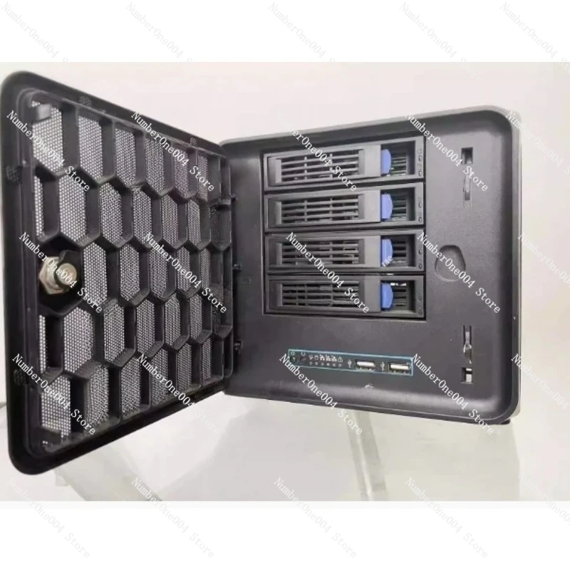 

New 4 Bays Hard Disk NAS Case Support Mini ITX Motherboard for Home Network Storage