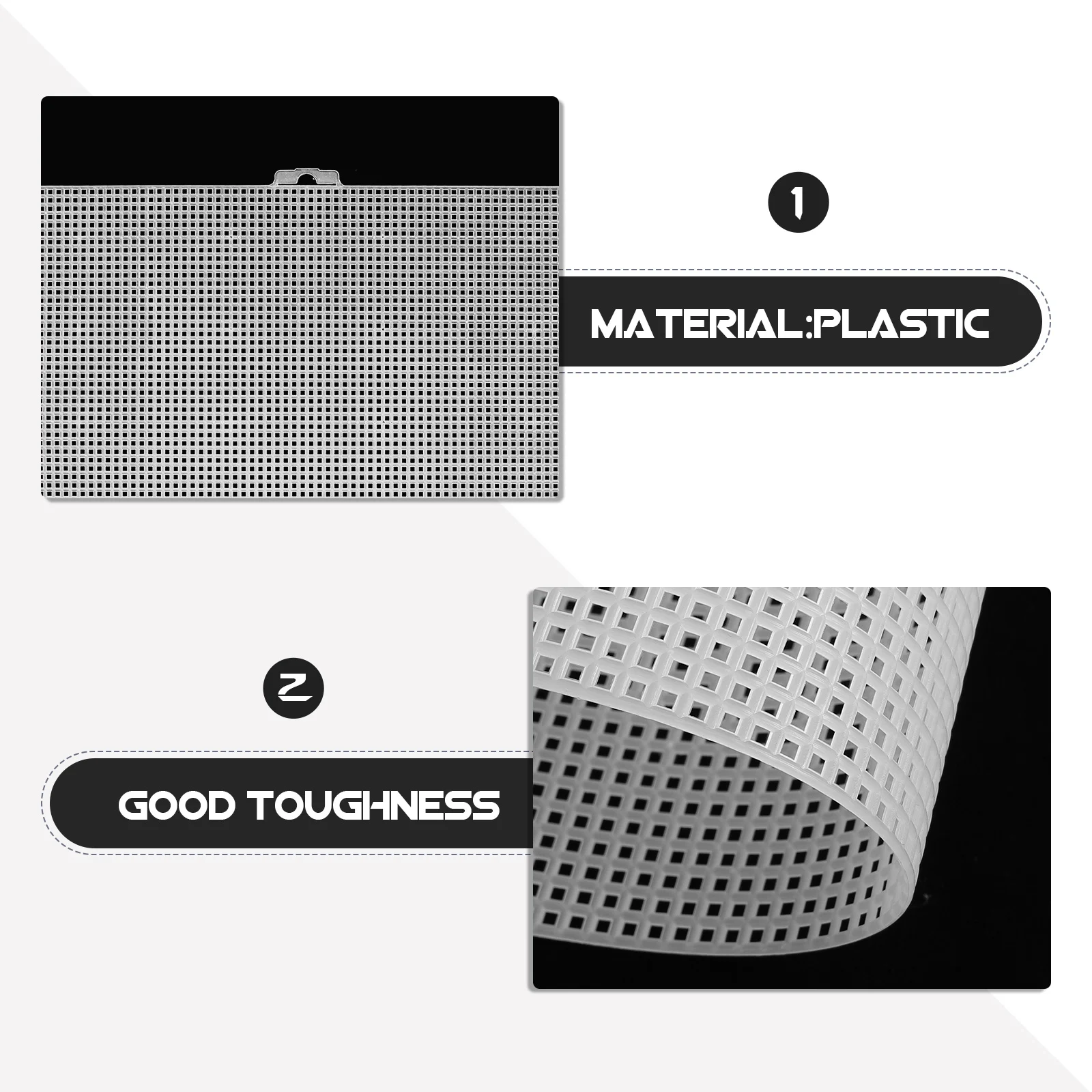 

2pcs Embroidery Fabric Cross Stitch Mesh For Diy Handcraft Decorative Sewing Gridding Cloth Portable Embroidery Supplies