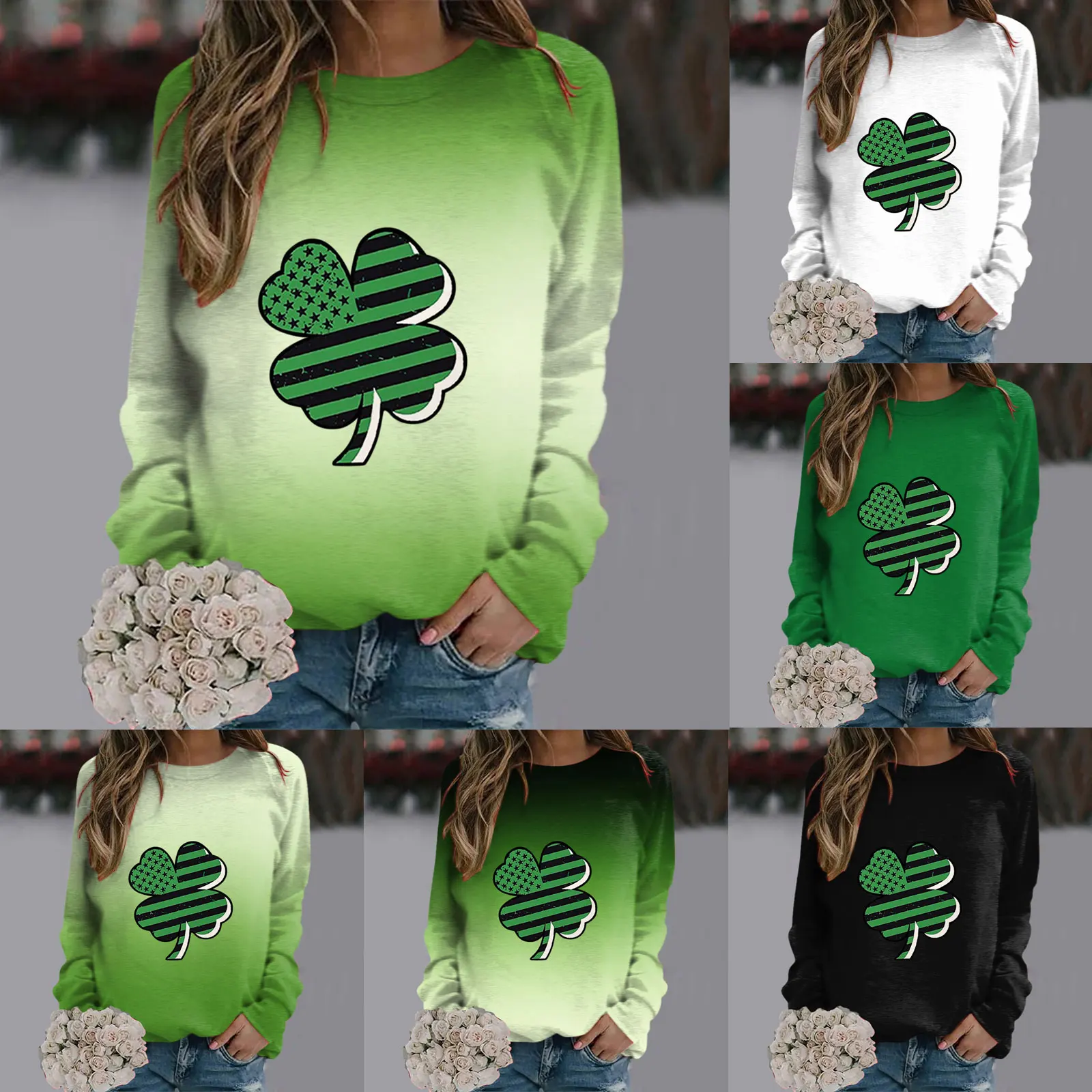 Womens Fashion Hoodie Sweatshirt Long Sleeve Pullover Hoodie blouse tops Running Ethnic