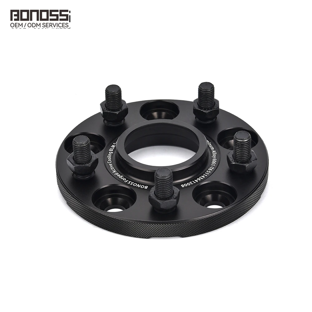 BONOSS aluminum alloy 6061-T6 CB64.1 15mm 20mm 25mm 5x114.3 hub centric wheel spacers for Model 3 / Performance 2018+