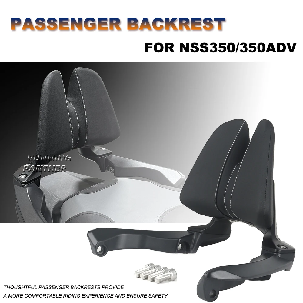 

For Honda X-ADV 350 2022-2025 NSS 350 nss350 2023-2025 XADV350 NEW Motorcycle Rear Passenger Seat Backrest Cushion Back Rest Pad