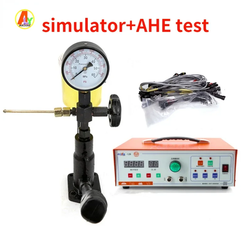 AM-128+S60H Common Rail Piezo Injector Tester Diagnostic Tools Stage 3 Stroke Travel Test