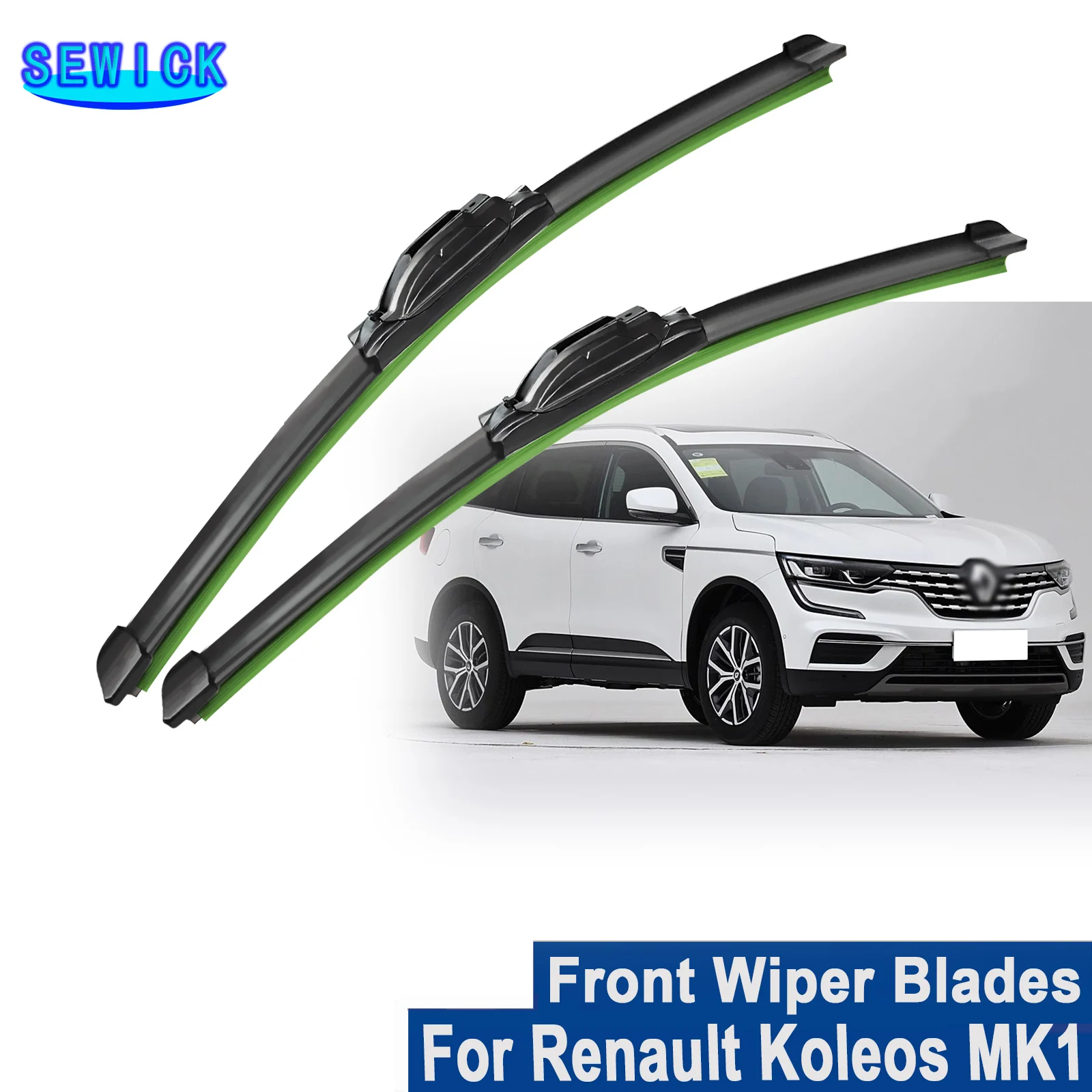 

For Renault Koleos MK1 2008 - 2015 Front Windshield Wiper Blades Set Replacement Silent HD Durable Auto Glass Wipers