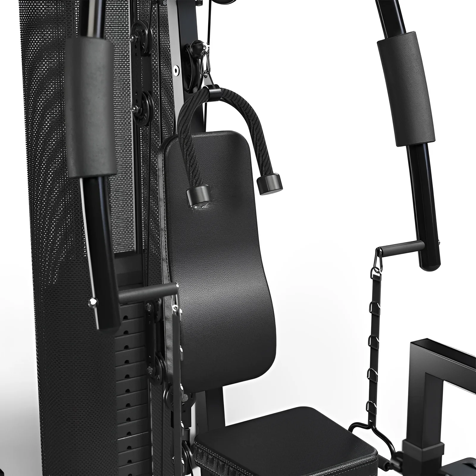 Station de gymnastique à domicile multifonctionnelle, machine d'exercice de musculation et de fitness