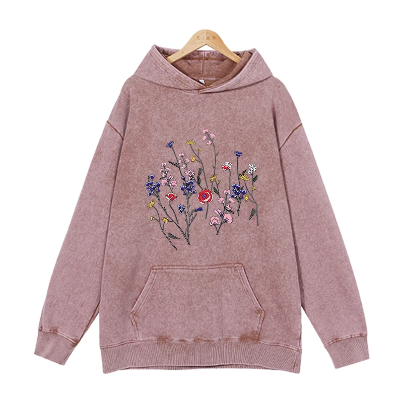 Flower group Hoodies Men Fashion Anime Long Sleeve Sweatshirts Women Cool Casual Harajuku Streetwear Hoody Pullover Sudaderas